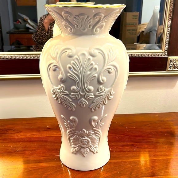 Lenox Art Large Lenox Vase Style Scrolls Poshmark